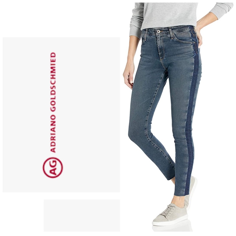 AG jeans “Farrah” high rise in dusky skies wash!